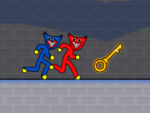 Duo de petreceri cu mânuțeluri Stickman